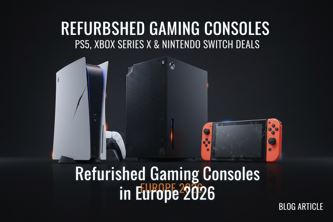Refurbished Gaming Consoles in Europe 2026 – PS5, Xbox Series X & Nintendo Switch Deals