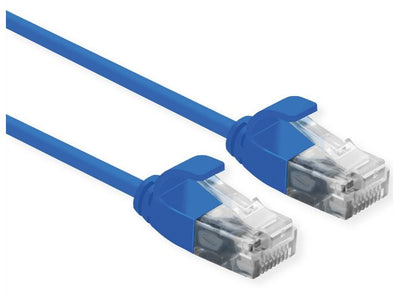Roline UTP Datacenter Network Cable CAT.6A (class Ea), Lsoh, Slim, Blue 1,5M — image 1
