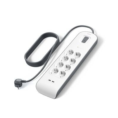 Power Strip 8 Plugs And 2 USB (2 4A) — image 1