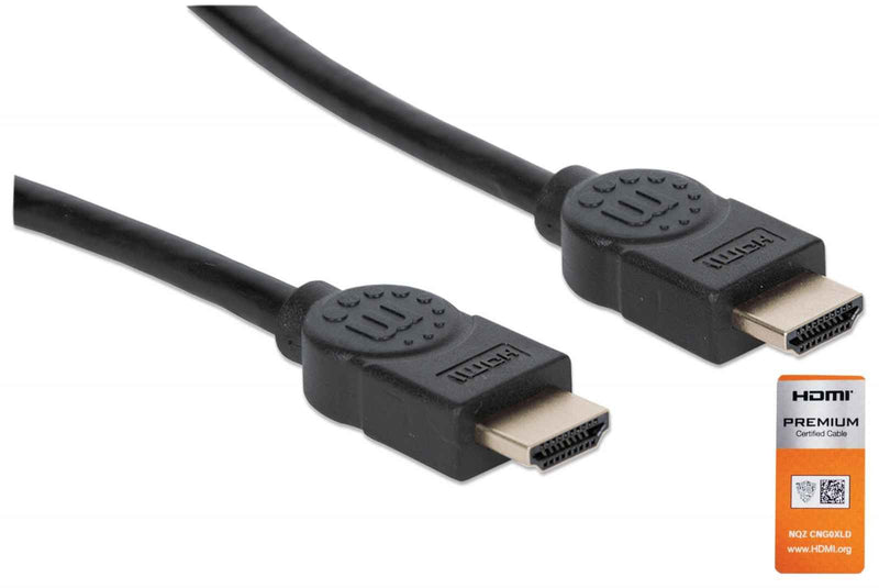 Manhattan 355346 HDMI Cable 1,8M HDMI Type a Standard Black