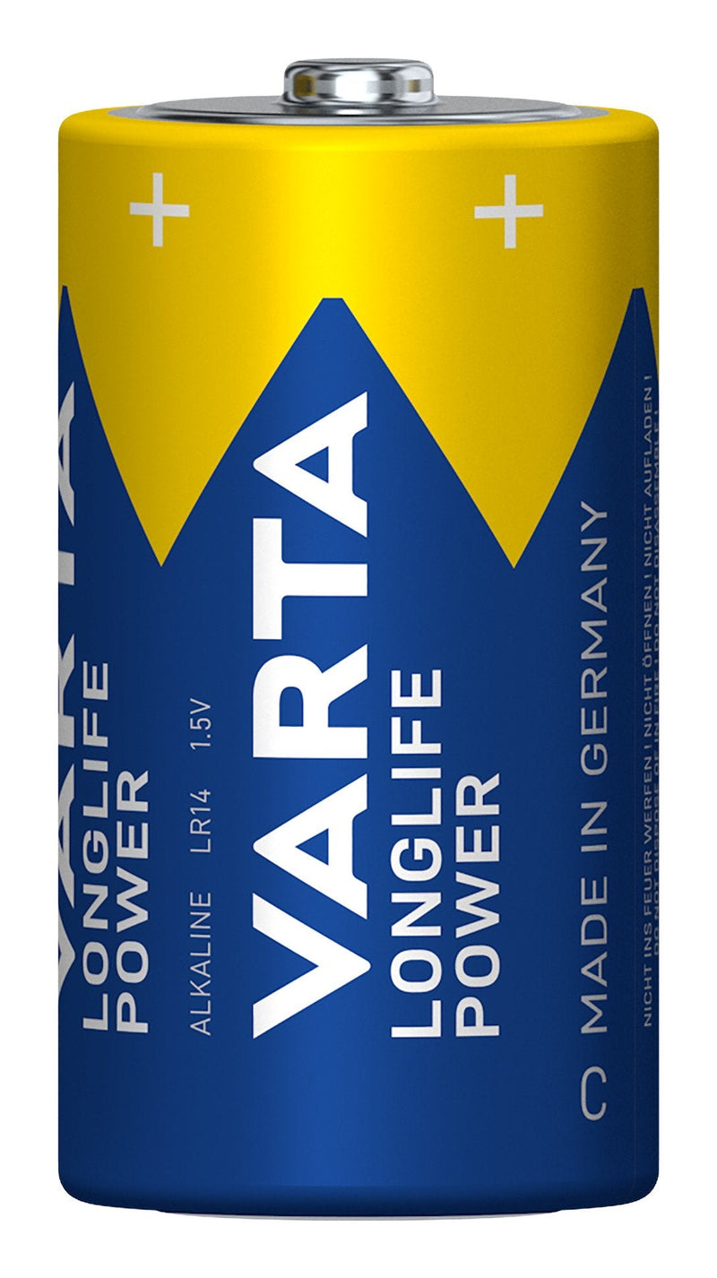 Varta Longlife Power Battery LR14, C Baby 2 Pieces 04914121422