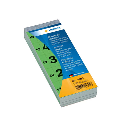 Herma Bloc Notas Self-adhesive 1-500 Green 28X56 Mm — image 1