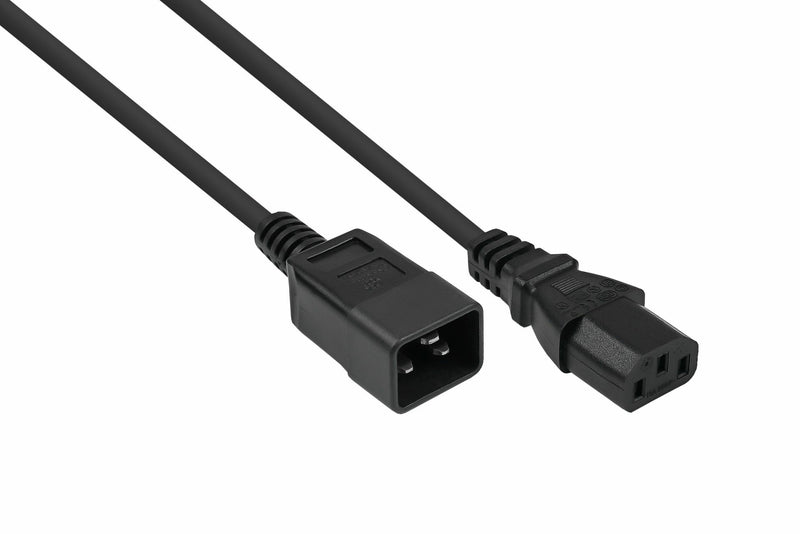 Kabelmeister Cable Alargador IEC C20 An C13 Black 3M