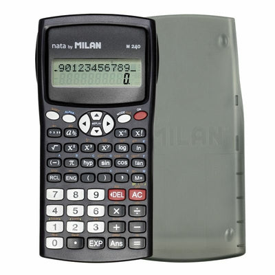 Milan M240 Calculator Cientifica 10 + 2 Digitos - Screen 2 Lineas - 240 Funciones Integradas Incluyendo 124 Ci — image 1