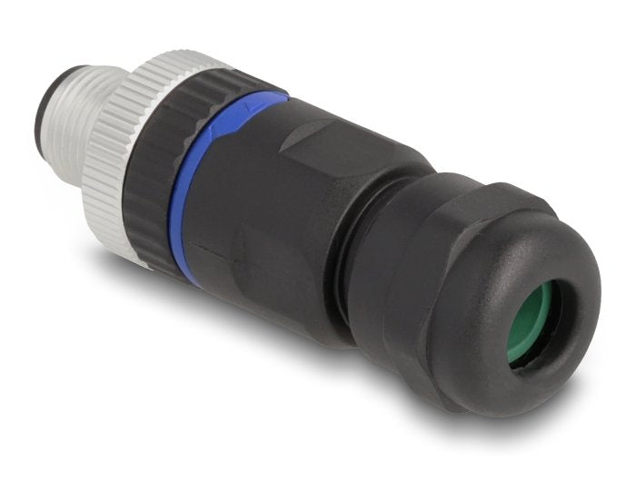 Delock 60533 M12 Connector Codificado a 4 Pines Male Assembly With Connection Screw