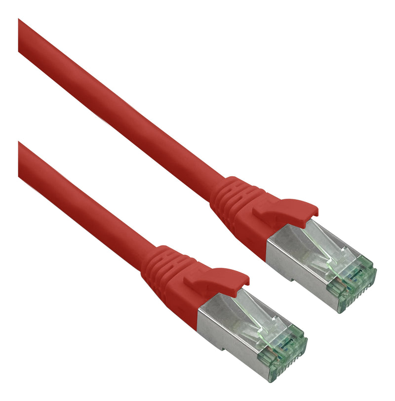 Helos Grs Certificado CAT.6A Network Cable With CAT.7 Rohkabel Tpe Red 2,0M
