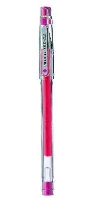 Pilot Box Of Pens Ink Gel G-TEC-C4 NG4RS 12 Units Pink — image 1