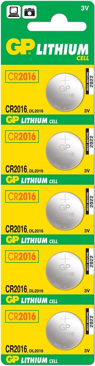 Gp Battery Litio CR2016 3V Blister 1 Unit
