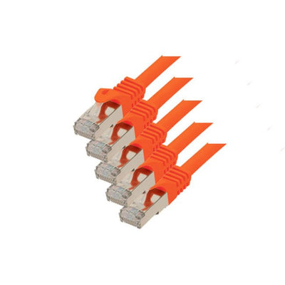 S-conn CAT.7 S/FTP 1M Network Cable Orange CAT.7 S/FTP (s-STP) — image 1