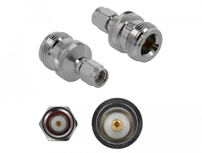 Delock Adapter N Buchse Zu Rp-sma Plug 10GHZ