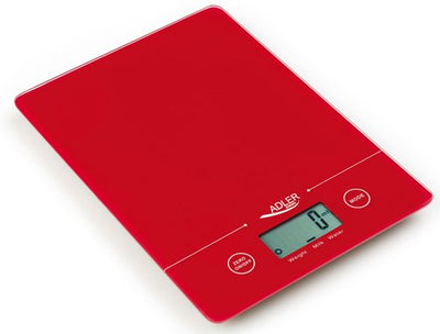 Adler Scale Ad 3138 Red Encimera Rectángulo Electrónica Kitchen — image 1