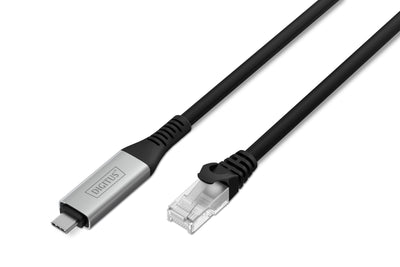 USB Cable -c - RJ45 CAT.6A S/FTP, 1 Gbit/S, 5M USB 3.2 GEN1, Cover Lszh — image 1