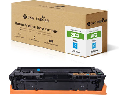 G&g Toner Reborn- Compatible With HP 203X CF541X — image 1