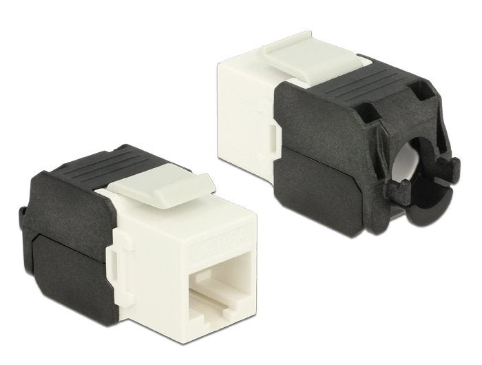 Keystone Modul RJ45 Buchse Lsa CAT.6A UTP White