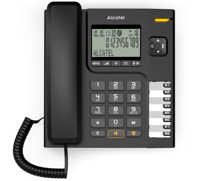 Alcatel Phone Fixed With Cable T78 Black