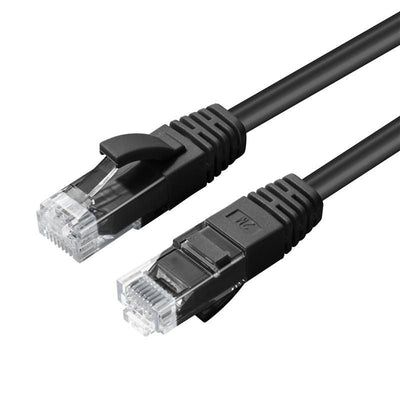 Microconnect MC-UTP6A01S Network Cable Black 1M CAT.6A U/UTP [UTP] — image 1