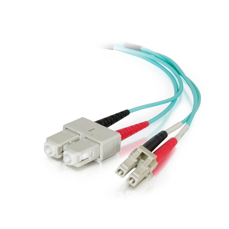 C2G Lc-lc 10GB 50/125 OM3 Duplex Multimode Pvc Fiber Optic Cable (lszh) Network Cable Lc Modos Múltiples (m) a