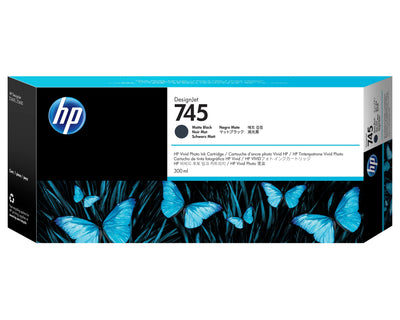 HP Genuine Ink 745 300ML Black Matte Genuine Designjet Z2600 Postscript, Z5600 Postscript — image 1