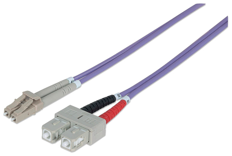 Intellinet 750936 Cable Fibre Optic 3M OM4 Lc Sc Violet