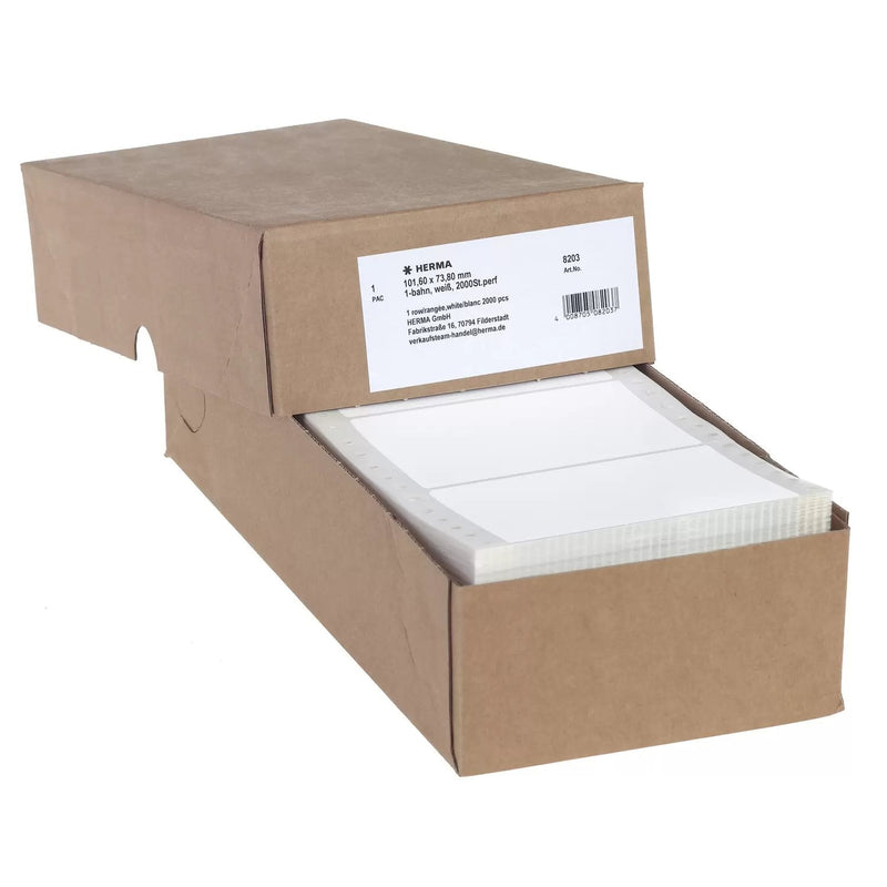 Herma Labels Computer Paper White 101,6X73,8MM 2000 Pieces