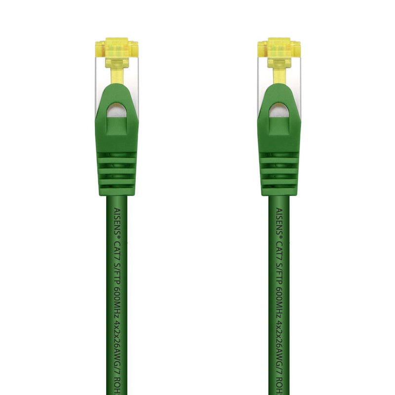 Aisens Network Cable RJ45 Lszh CAT.7 600MHZ S/FTP Pimf AWG26 - 2M - Green