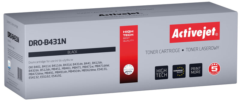 Activejet Drum Printer Oki 44574302 New DRO-B431N