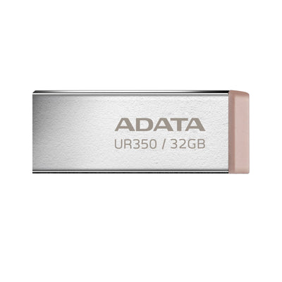ADATA UR350-32G-RSR/Bg, Pencil USB Níquel/Brown — image 1