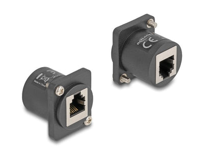 Delock 88107MÓDULO Type-d RJ12 Female a Female With Screws Black — image 1