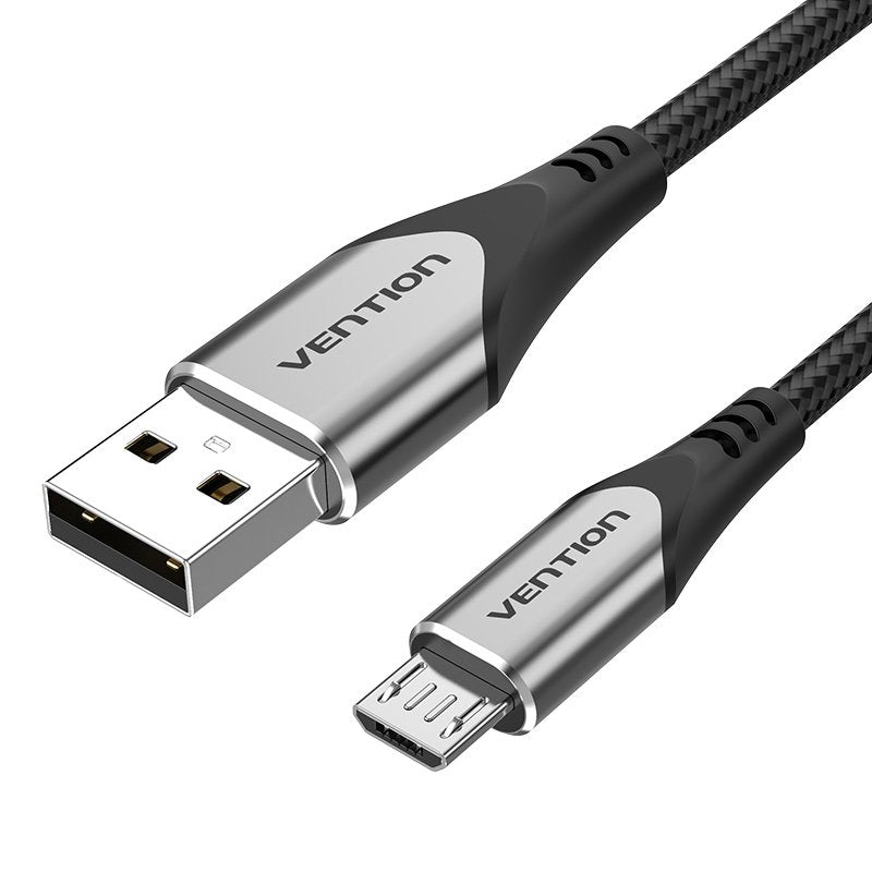 Vention USB Cable 2.0 Coahd USB Male Microusb Male 50CM Grey