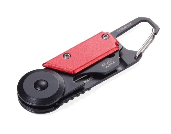 Troika KTL26-RD Keyring Mosquetón Black Red