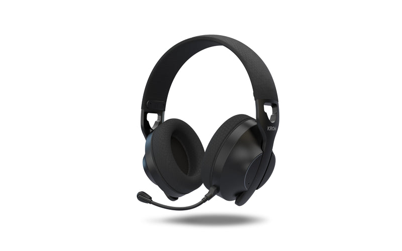 Krom Auriculares Gaming Inalámbricos Con Micrófono Phase Bluetooth Jack 3.5 USB 2.0 Negro