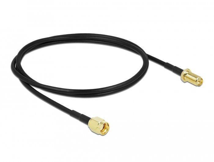 Delock Cable Antenna Rp-sma Connector Male a Rp-sma Connector Female Lmr CFD100 1M Low Loss