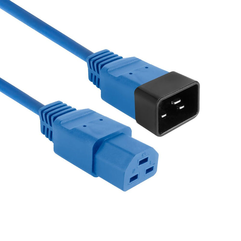 Powercord C20 - C21 IEC60320 Blue 2.5M