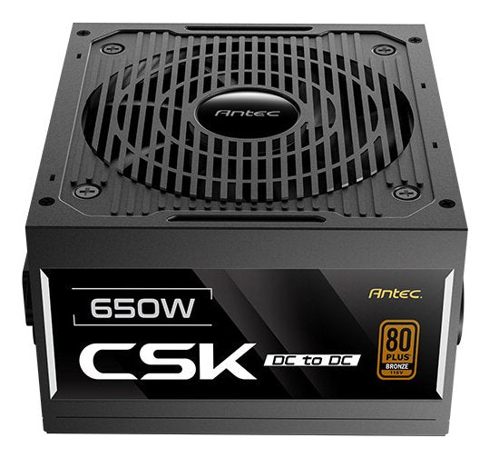 Antec Power Supply Power CSK650DC Ec 80 + Bronze ATX 650W Black