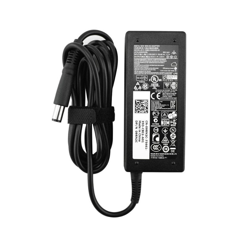Dell Charger 19.5V 3.34A 65W (7.4MMX5.0MM) With Cable Power New Style PA-12 With Rounded Sides 6VN9R