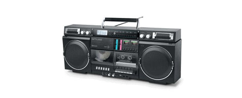 Muse Radio M-380GB Ghetto Blasters, Black — image 1