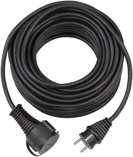 Brennenstuhl Cable Extensión IP44 15M Black AT-N05V3V3-F 3G1.5