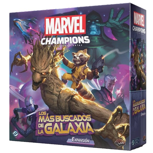 Set Of Desk Marvel Champions: Mas Buscados Galaxia Pegi 14 — image 1