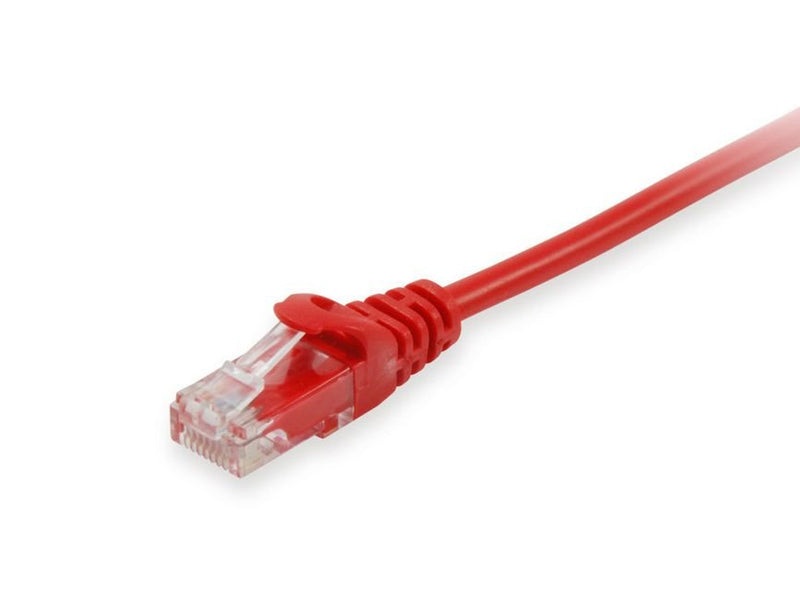 Equip Network Cable CAT.6A U UTP 2x RJ45 15.00M Red Lszh