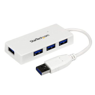 StarTech Hub 4 Ports USB 3.0 Super Speed White ST4300MINU3W — image 1