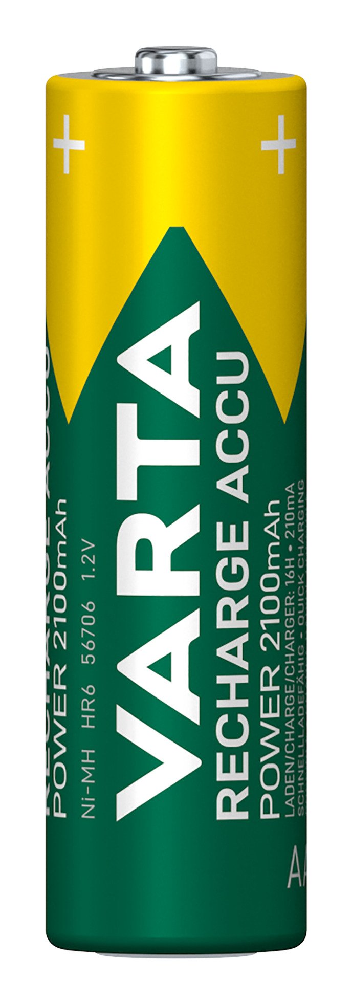 Varta Battery Rechargeable Power Aa HR6 2100MAH 2ST.