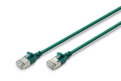 Digitus Network Cable CAT.6A F FTP Slim 1,00M Green — image 1