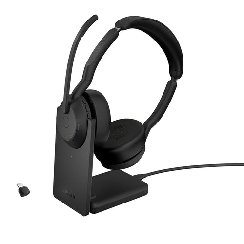 Jabra EVOLVE2 55 Headphones Wireless And Alámbrico Diadema Bluetooth Base Charging Black — image 1