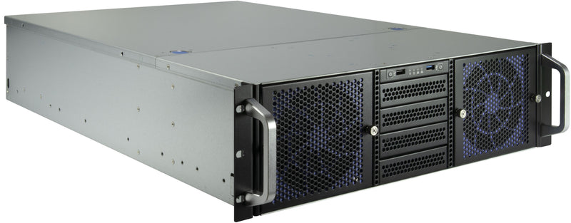 Inter-tech 3U-30765, Housing Server Black 88887385