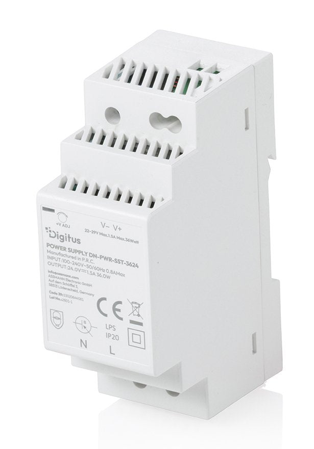 Digitus Power Supply 24V DC 36W Step-shape Din-rail