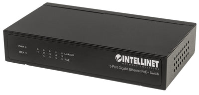 Intellinet PoE + Switch 5-PORT Gigabit Ethernet 60W Desktop — image 1