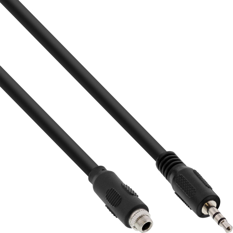 Inline Adapter Audio , Stereo Male/Female 3,5MM With Rosca, 0,6M