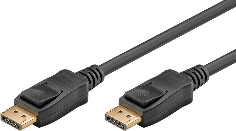 Goobay Cable DisplayPort Plug DisplayPort Plug 8K / 144HZ Black 3 Meter, 54 Gbit/S, DisplayPort 2.0 / 2.1) 747