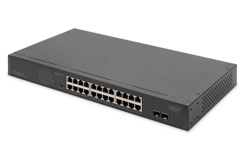 Digitus Switch 24-PORT Gigabit Unmanaged Black