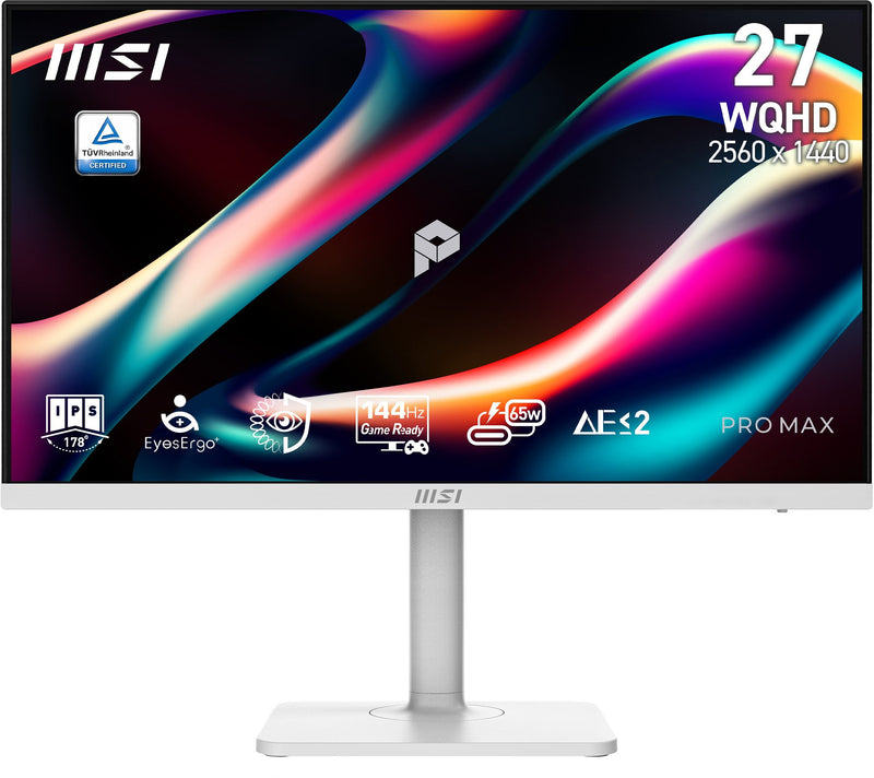 Monitor Pro Max. 271QPHW E14 27 Cali/LED/Wqhd/Flat/144HZ/Bialy